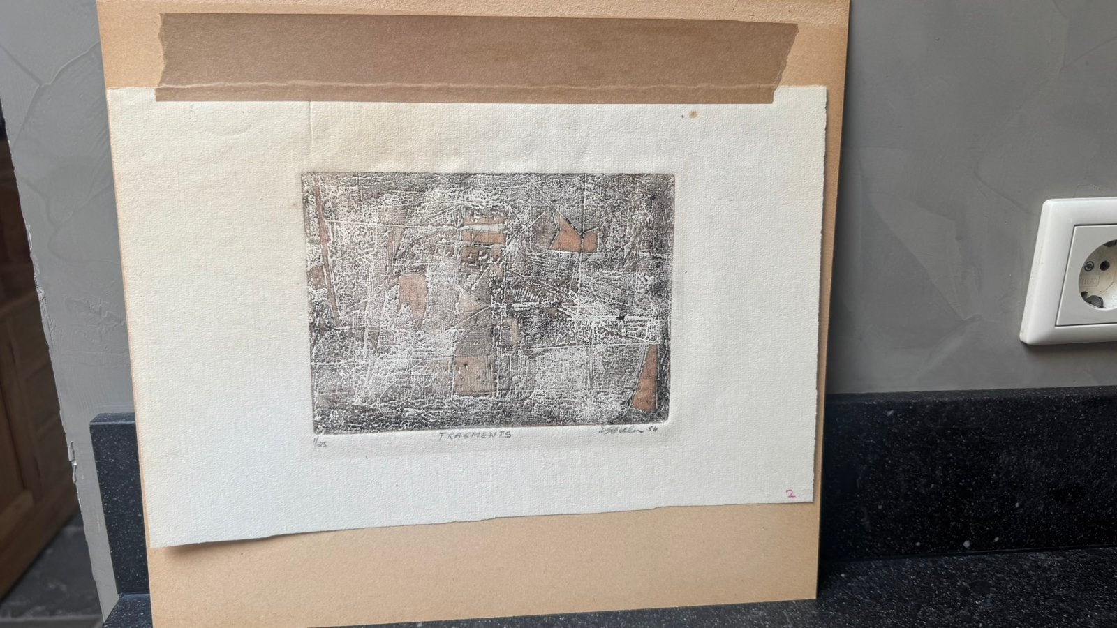 Grafische kunstwerk Doris Seidler 1/25, Ophalen, Ets, Origineel, 1950 - 1999