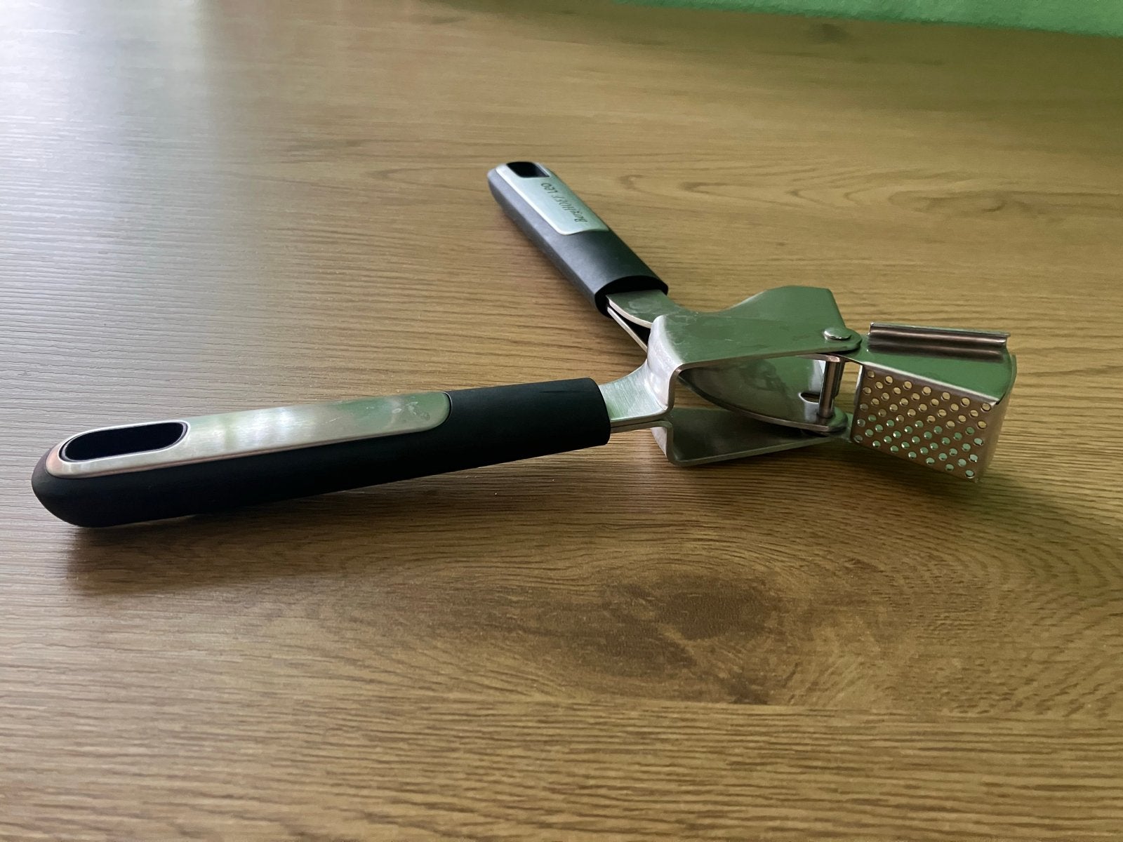 Berghoff LEO knoflookpers, Overige typen, Zilver, Ophalen of Verzenden, Zo goed als nieuw
