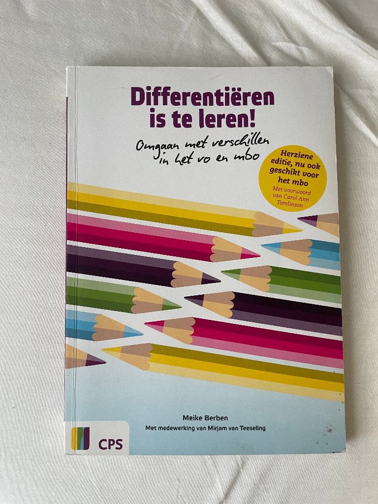 Differentiëren is te leren (vo/mbo), Ophalen of Verzenden, Beta, Zo goed als nieuw, HBO