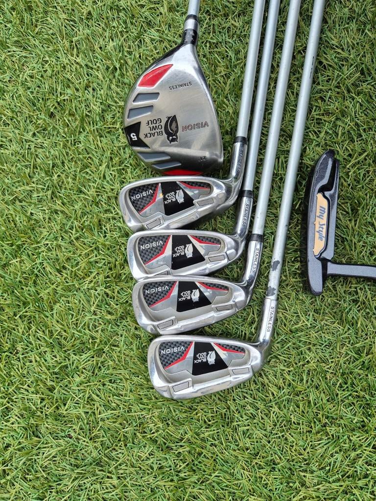Black Owl linkshandige 1 inch verlengde dames golfset, Ophalen of Verzenden, Set