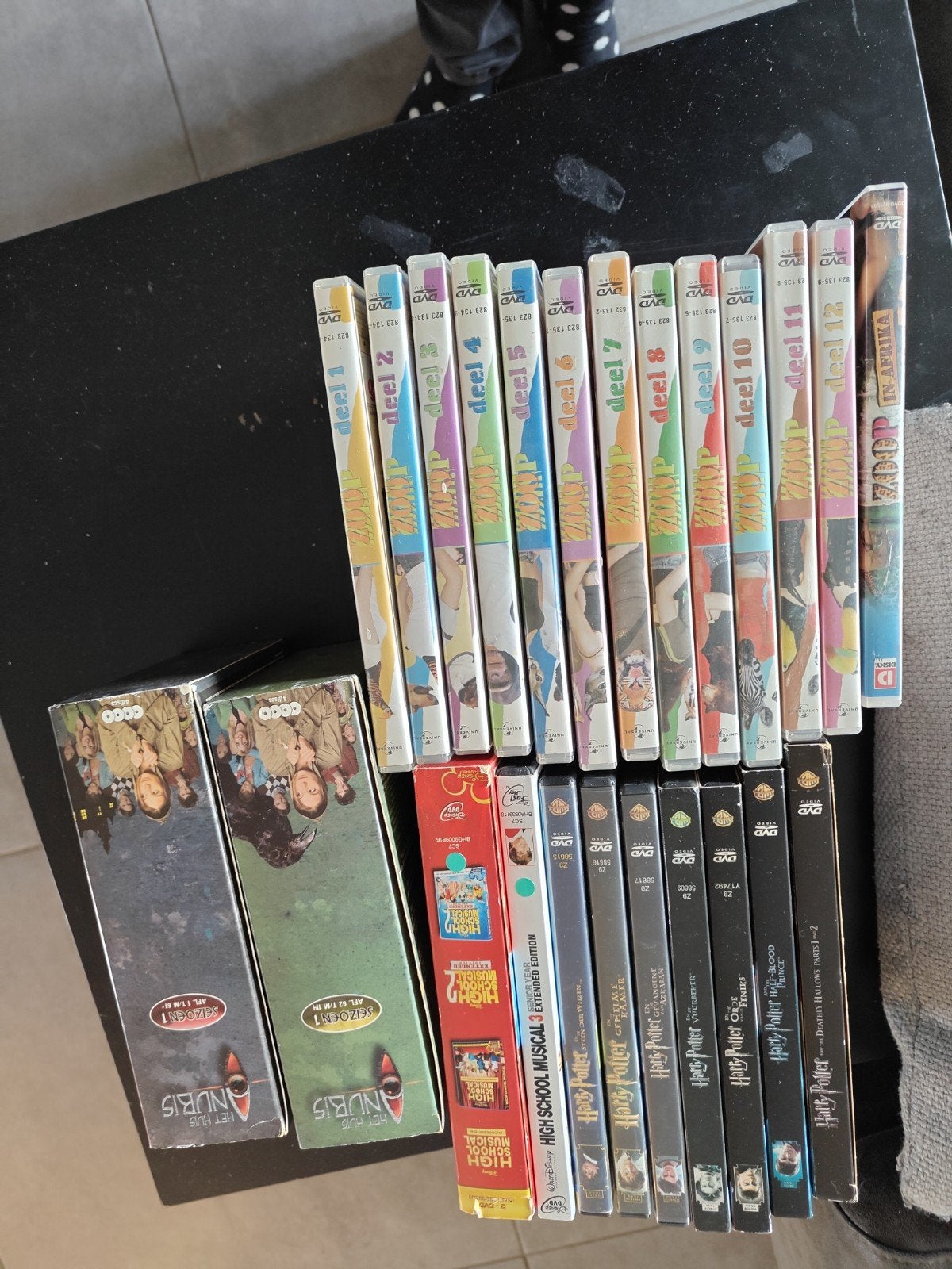 Zoop Harry potter Anubis high school musical, Cd's en Dvd's, Alle leeftijden, Ophalen, Zo goed als nieuw