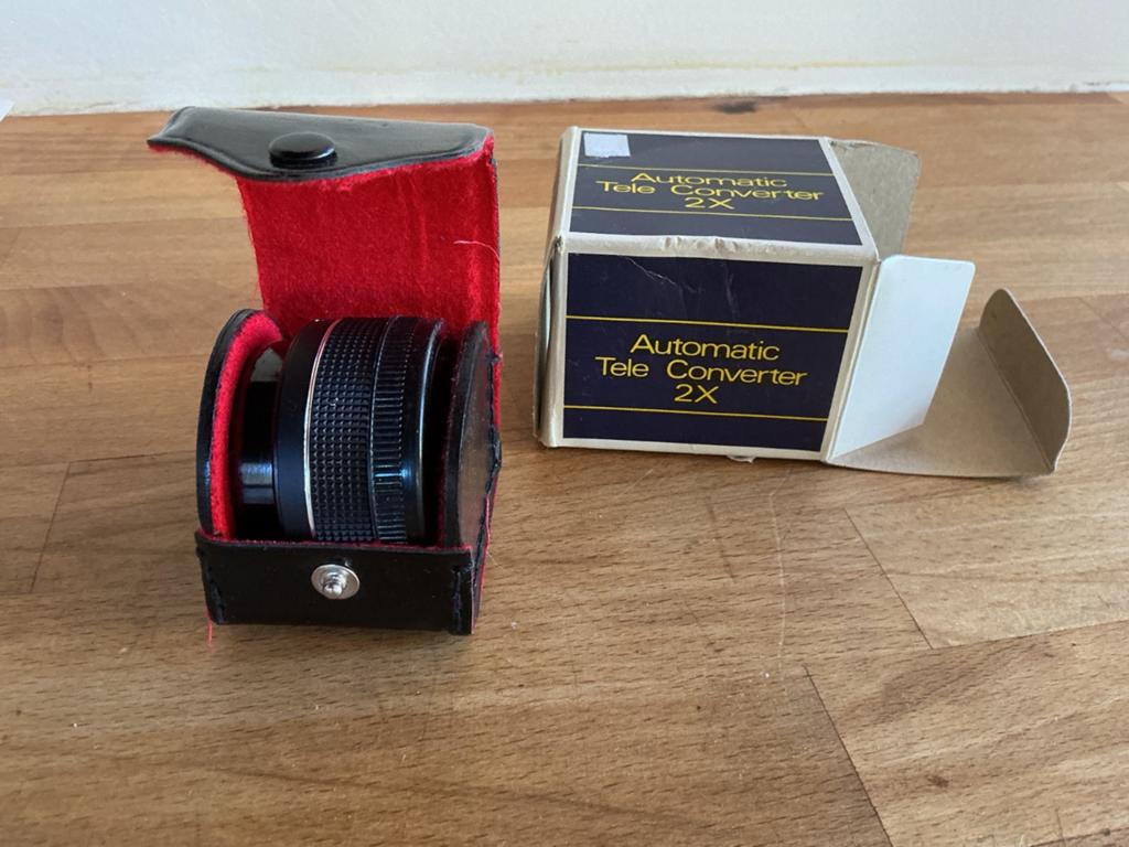 Pallas Auto Tele Converter 2X - Made in Japan, Ophalen of Verzenden, Zo goed als nieuw, Telelens