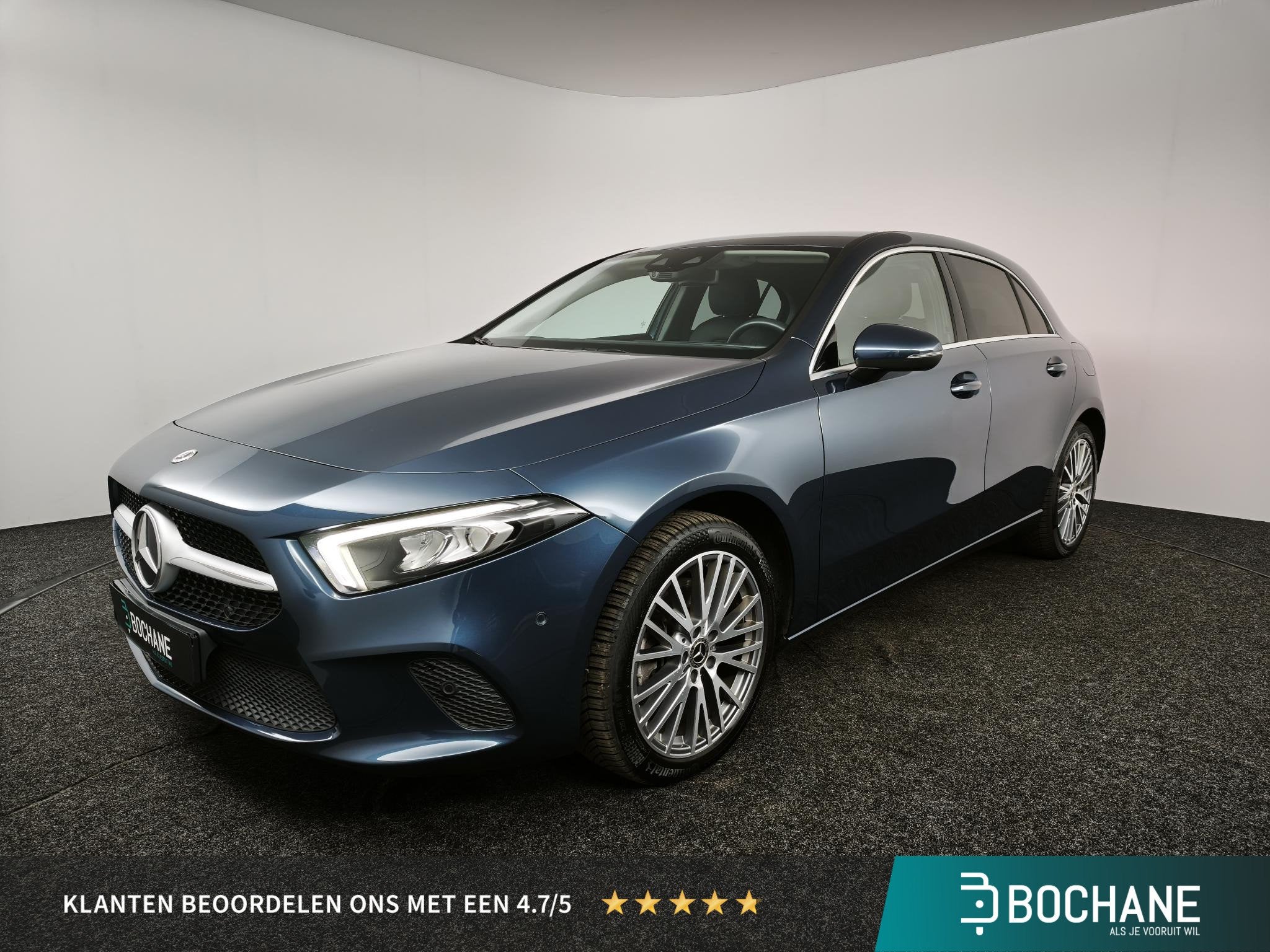 Mercedes-Benz A-klasse 250 e Business Line | Achteruitrijcam, Auto's, Automatische klimaatregeling, Gebruikt, 4 cilinders, Blauw