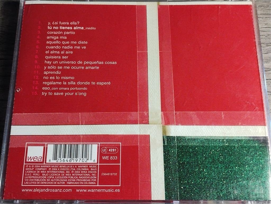 Alejandro Sanz - Grandes Exitos 97-04, Ophalen of Verzenden, Zo goed als nieuw