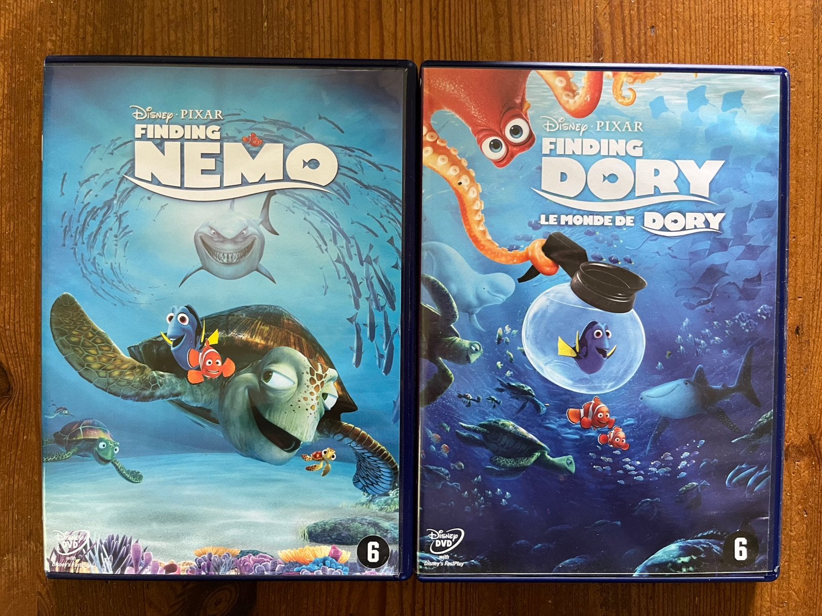 Finding Nemo & Finding Dory DVD Boxset, Avontuur, Gebruikt, Boxset, Ophalen of Verzenden