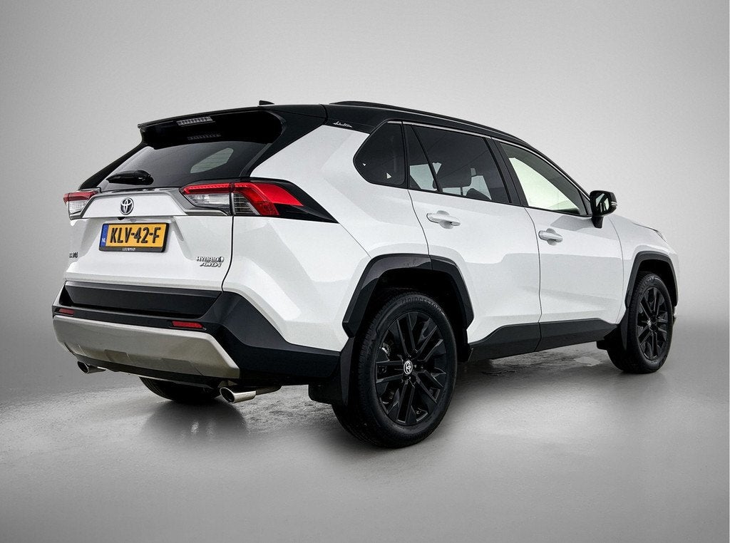 Toyota RAV4 2.5 Hybrid AWD Style Bi-Tone | Dealer onderhoude, Auto's, Toyota, Automaat, 12 maanden, Gebruikt, 4 cilinders
