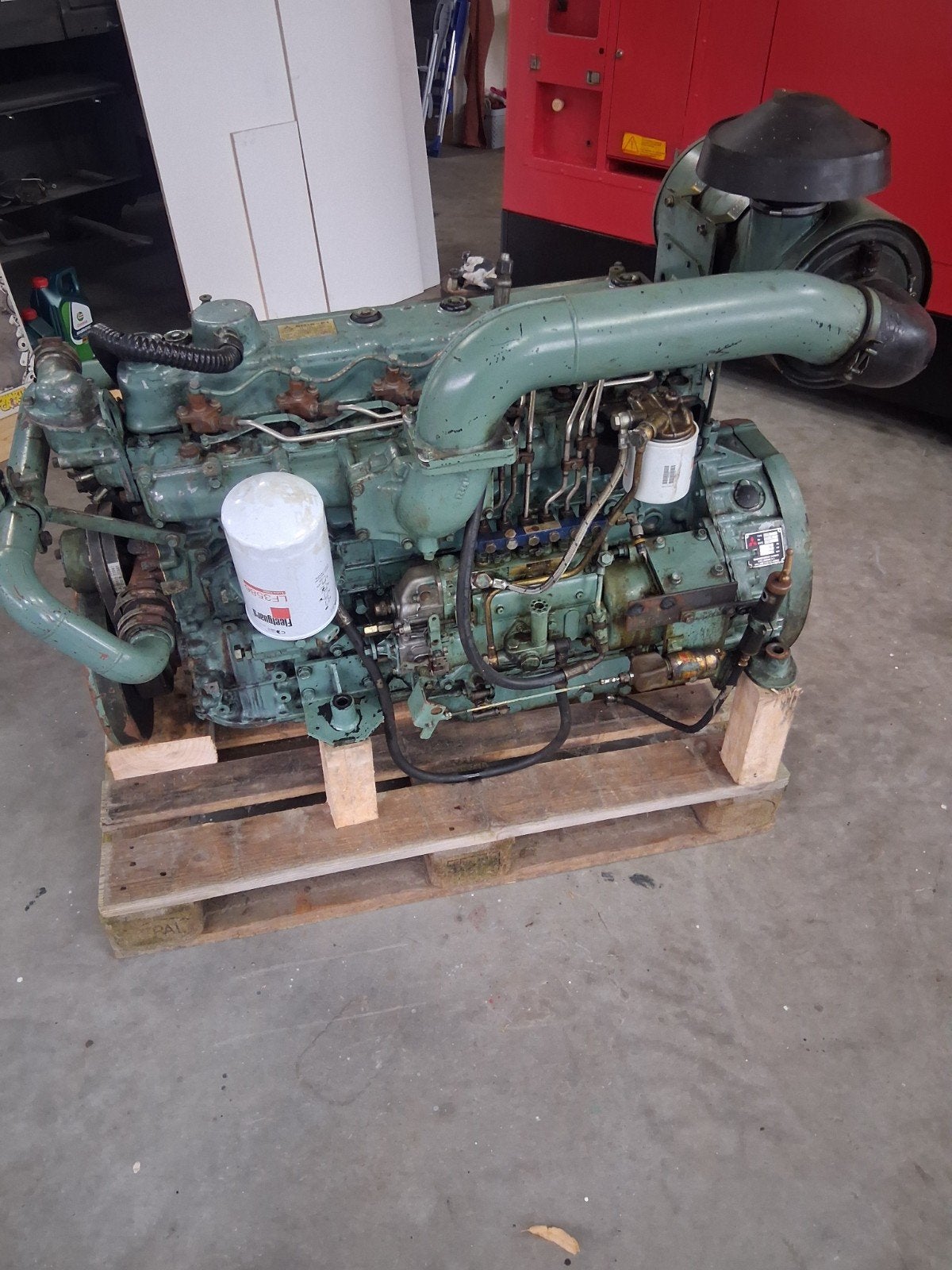Mitsubishi 6D16-E1 Aggregaat Motor Generator, Ophalen, Dieselmotor, 1400 tot 1800 rpm
