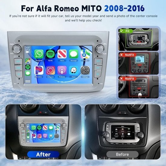 Android Autoradio – Multimedia Systeem – Navigatie Radio, Corvance B.V., Verzenden, Nieuw, Corvancebol@gmail.com