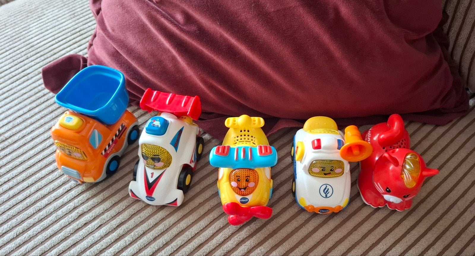 VTech Toet Toet Auto's - Set van 5 voertuigen, Ophalen of Verzenden, Zo goed als nieuw, 6 maanden tot 2 jaar