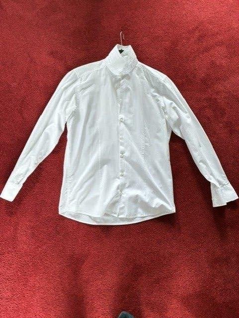 blouse / overhemd maat M 39/40 Slim Fit, Ophalen of Verzenden, Zo goed als nieuw, Blauw, Halswijdte 39/40 (M)