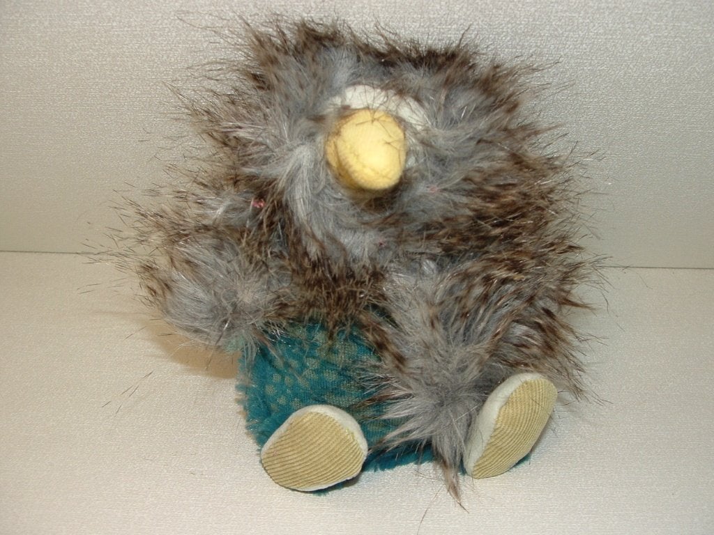 MOULIN ROTY KIWI VOGEL PLUCHE PETROLGROEN MET LANGE, Kinderen en Baby's, Ophalen of Verzenden, Nieuw, Overige typen
