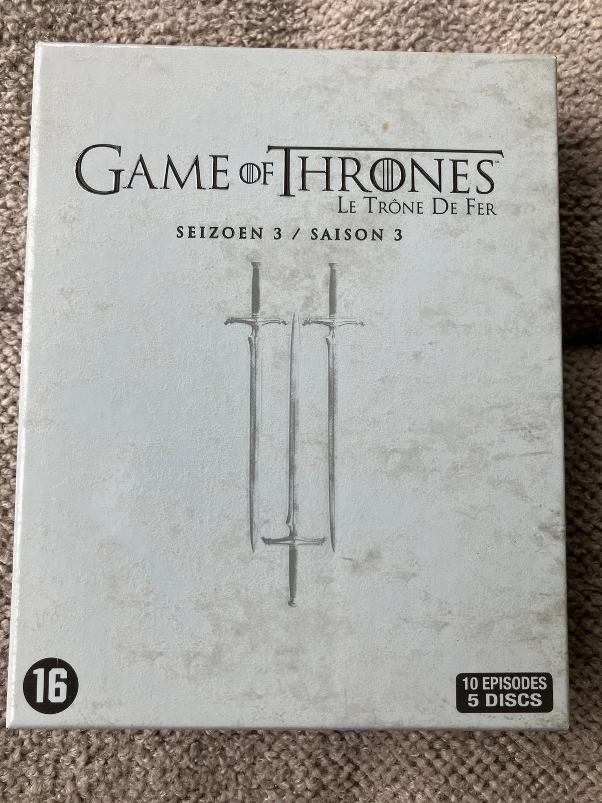 Game of Thrones Seizoen 3 Blu-ray (5 discs), Vanaf 16 jaar, Nederlands, Science Fiction en Fantasy, Ophalen of Verzenden