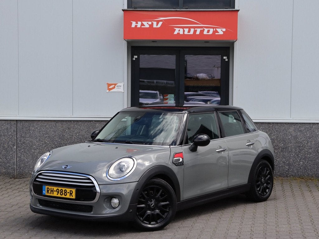 Mini Cooper D Chili 1.5 navi automaat 4-deurs nardogrey, Auto's, Mini, Bedrijf, Te koop, Cooper, ABS, Airbags, Airconditioning