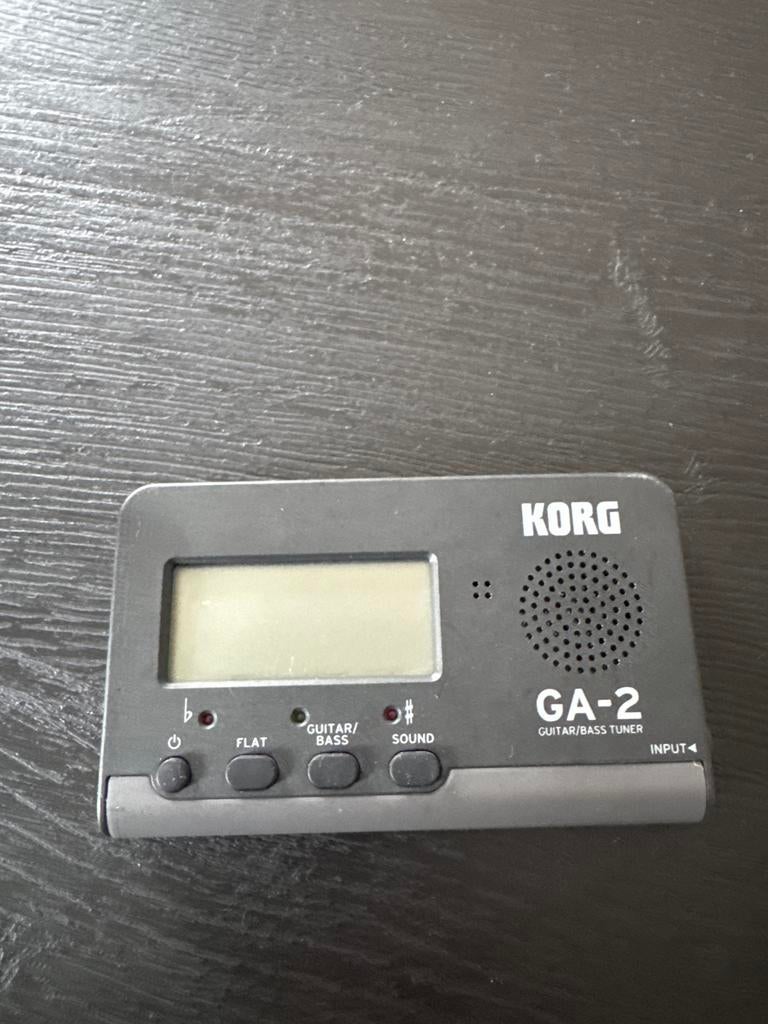 Korg GA-2 Gitaar/Bas Tuner, Ophalen, Gebruikt, Elektrische gitaar