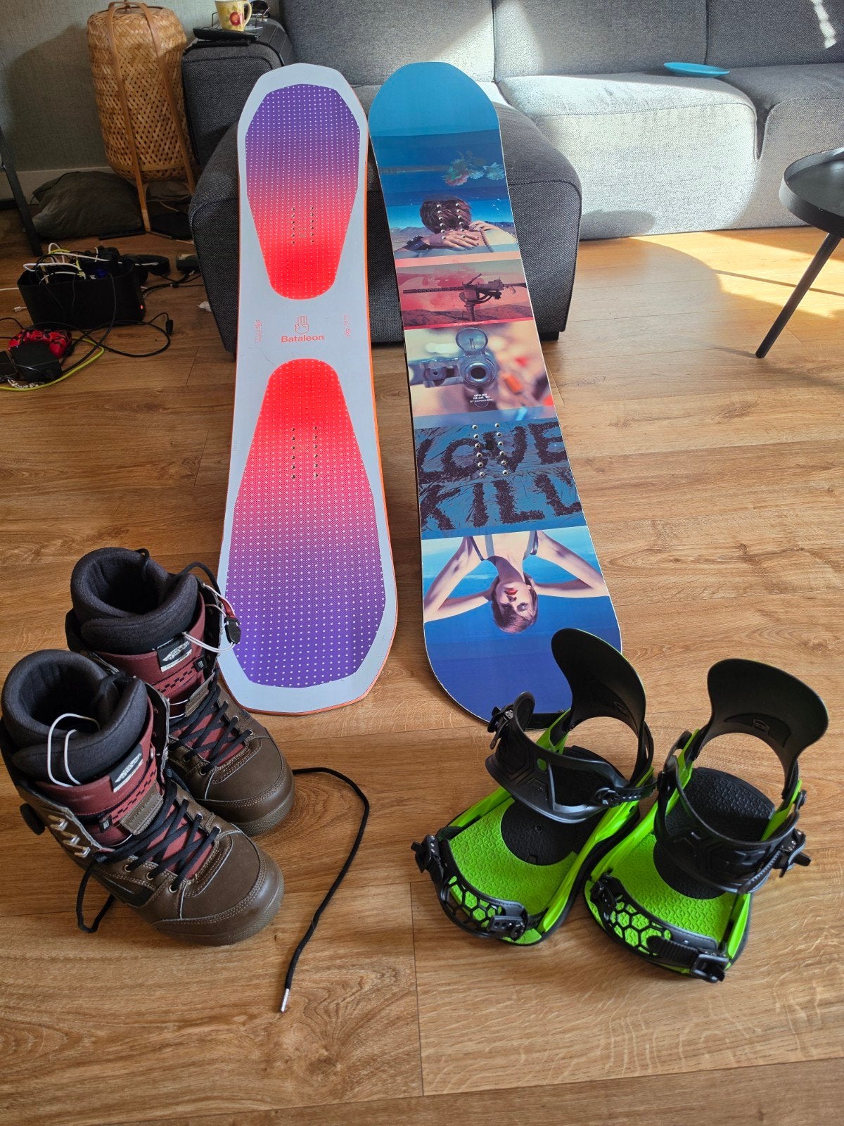 Snowboard set: Bataleon, Union Strata binding, Vans, Ophalen, Gebruikt, Board