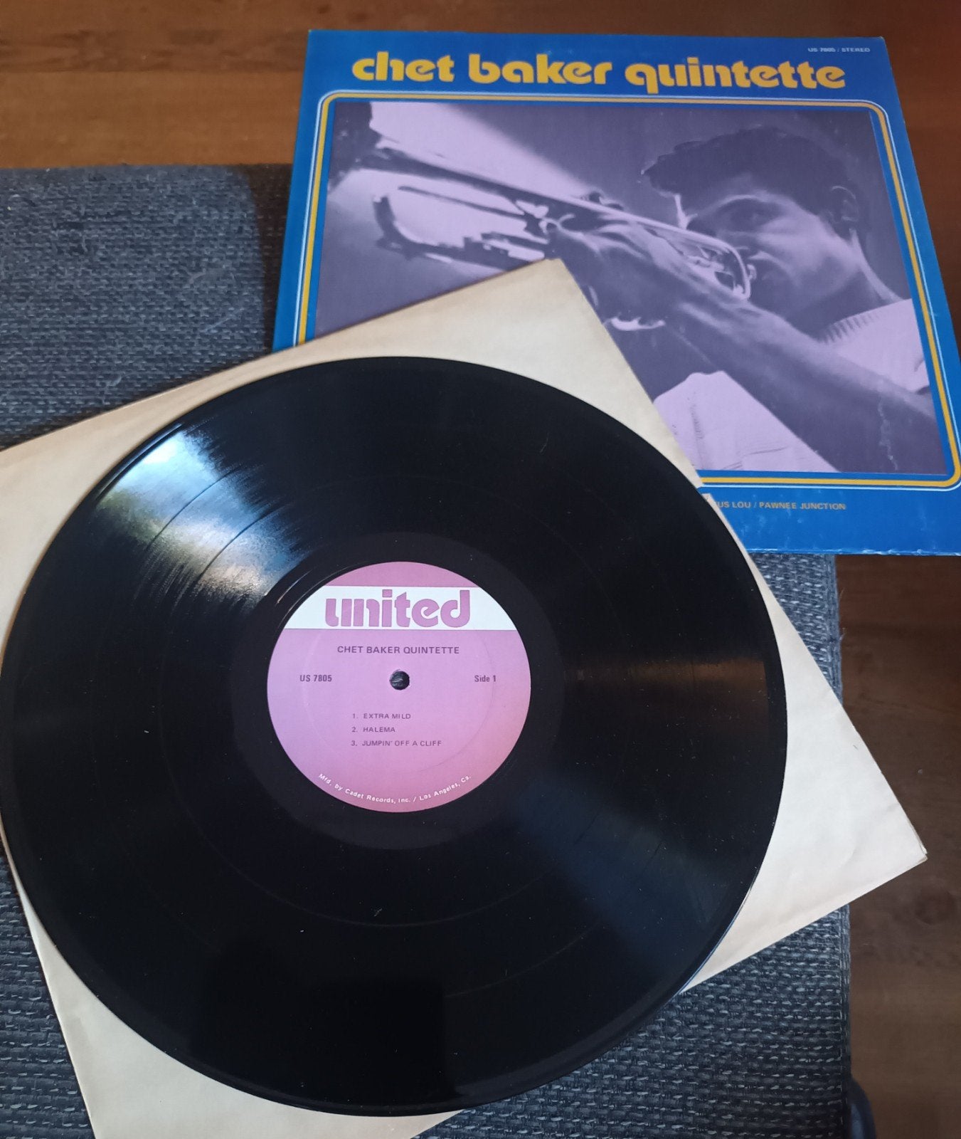 Chet Baker - Quintette / Amerikaanse persing VG+, Ophalen of Verzenden