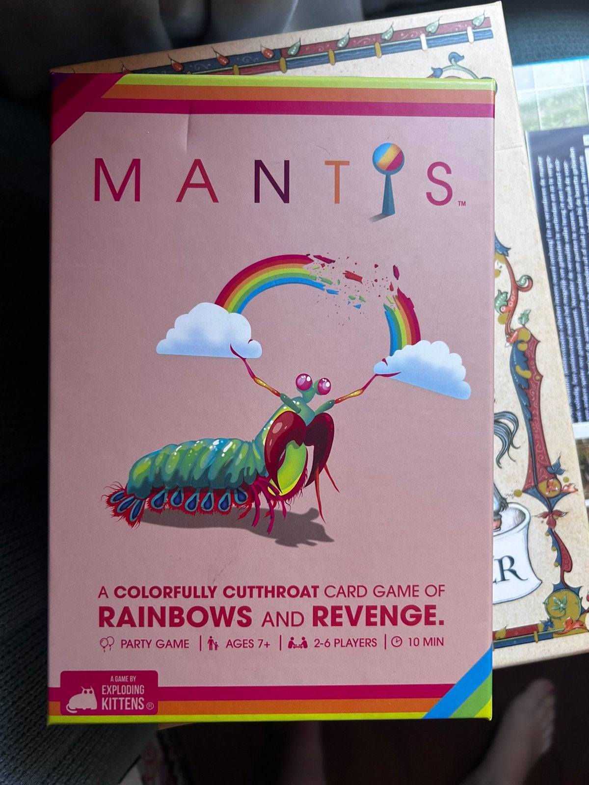 Mantis kaartspel partygame, Hobby en Vrije tijd, Gezelschapsspellen | Kaartspellen, Ophalen of Verzenden, Zo goed als nieuw