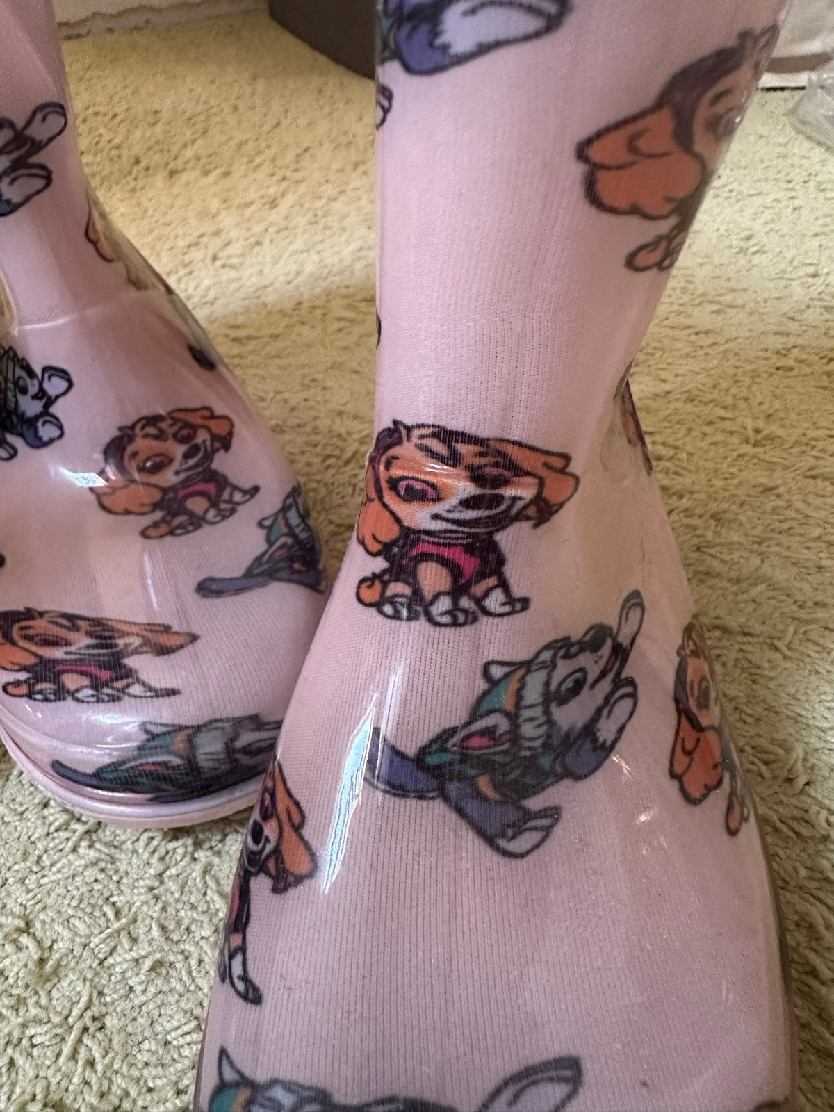 Leuke Paw Patrol kaplaarsjes roze (30/31) en blauw (26/27), Ophalen, Gebruikt, Jongen of Meisje