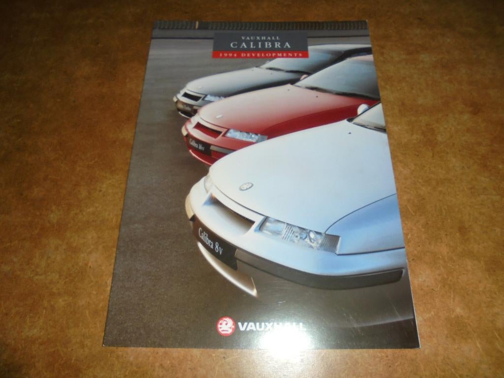 brochure Vauxhall Calibra noviteiten  1994, Ophalen of Verzenden, Nieuw, Overige merken