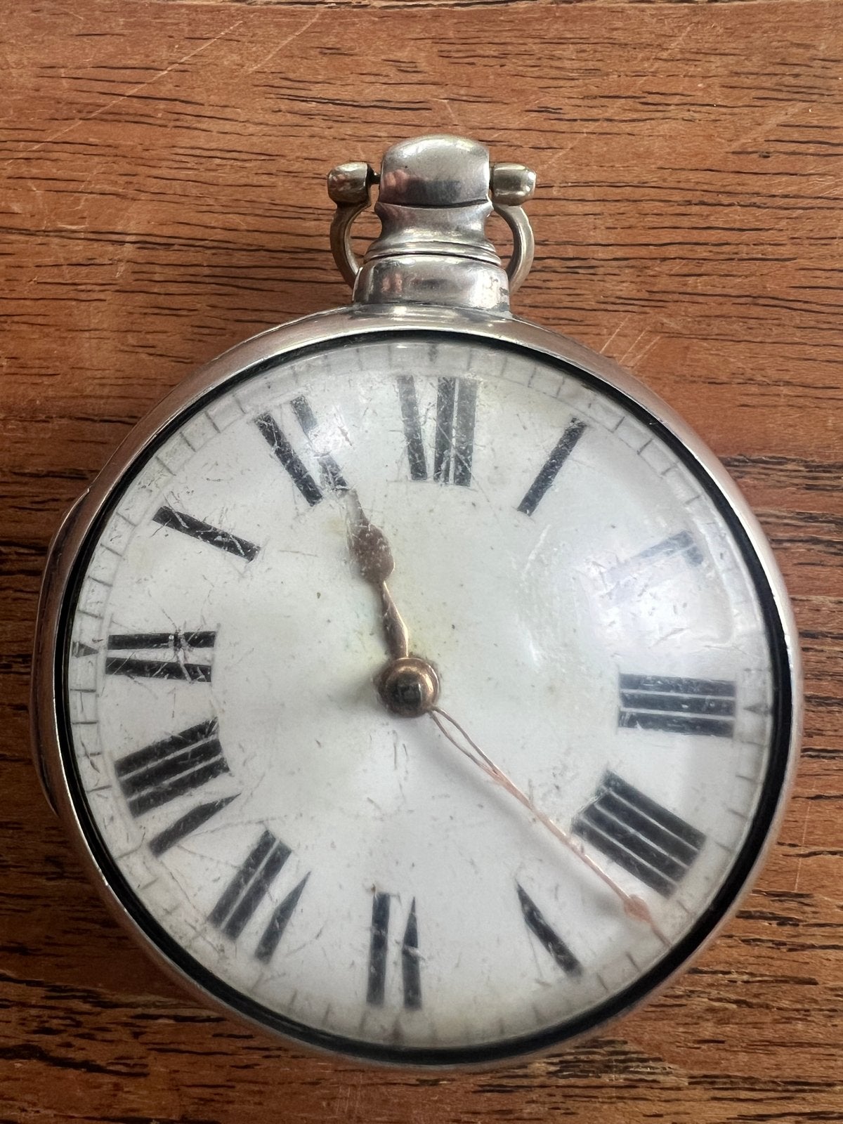 Antiek Engels Spillegang Zakhorloge - 1818 Birmingham, Overige merken, Zakhorloge, Verzenden, Voor 1900