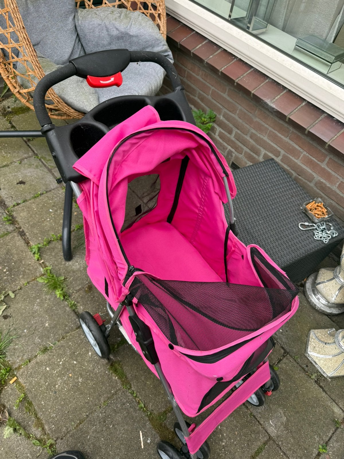 Honden buggy, Ophalen, Zo goed als nieuw