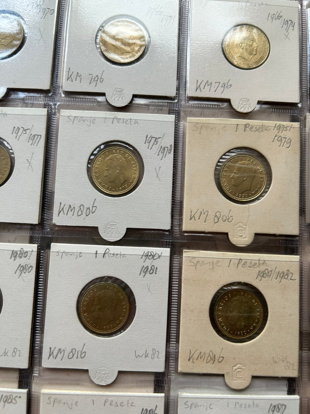 70 Spaanse munten, Verzenden, Buitenland, Munten