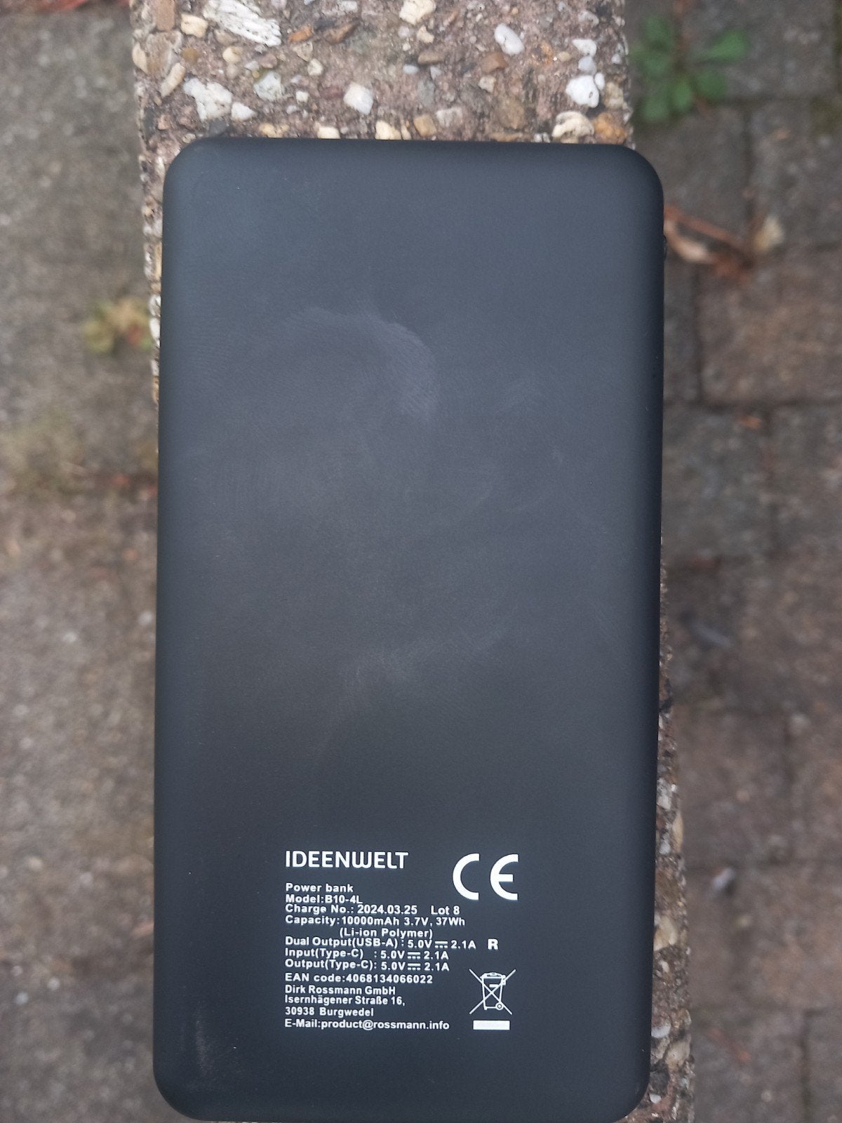 Powerbank IDEENWELT 10000mAh - Zo goed als nieuw, Ophalen, Zo goed als nieuw, IDEENWELT