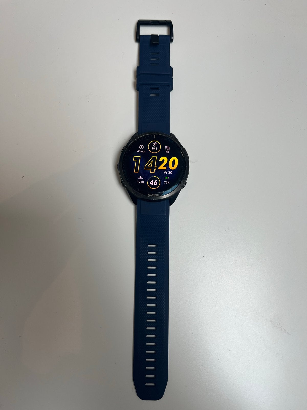 Garmin Forerunner 965, Blauw, Ophalen of Verzenden, Waterdicht, Afstand