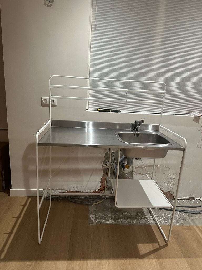 Noodkeuken, Huis en Inrichting, Ophalen, Wit, Overige typen, Zo goed als nieuw