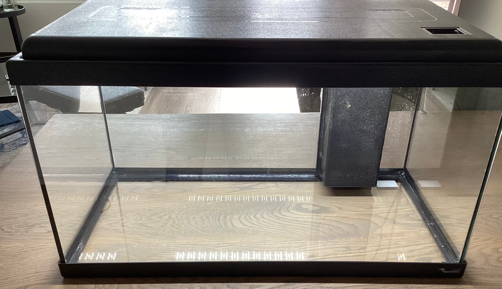 Aquarium 60x30x35 nieuwstaat plus alle toebehoren, Ophalen, Zo goed als nieuw, Leeg aquarium