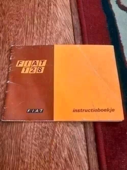 Fiat 128 instructieboekje, Ophalen of Verzenden