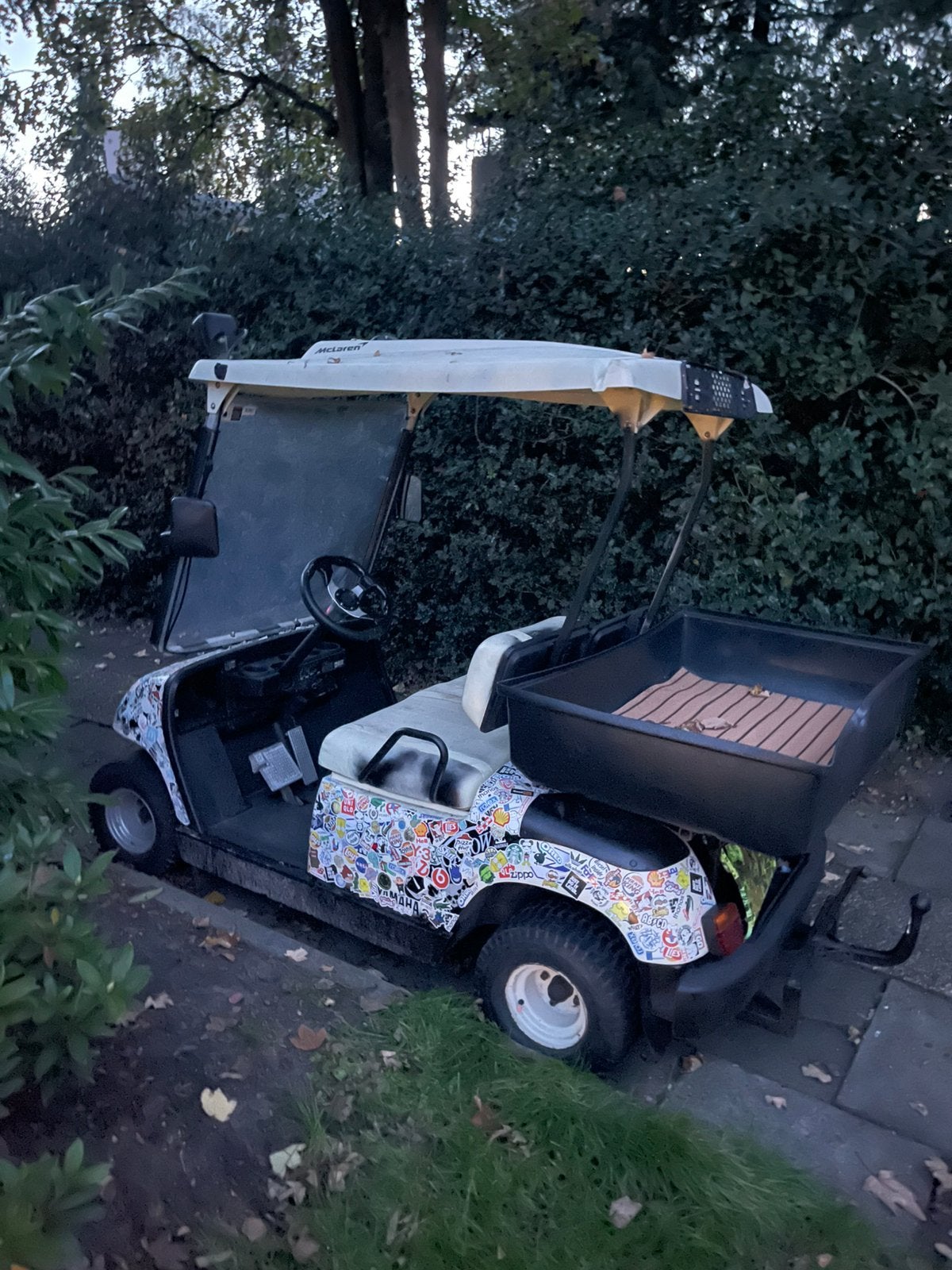 Golfcar yamaha golfcar clubcar ezgo golfwagen tuin aanhanger, Ophalen of Verzenden, Gebruikt