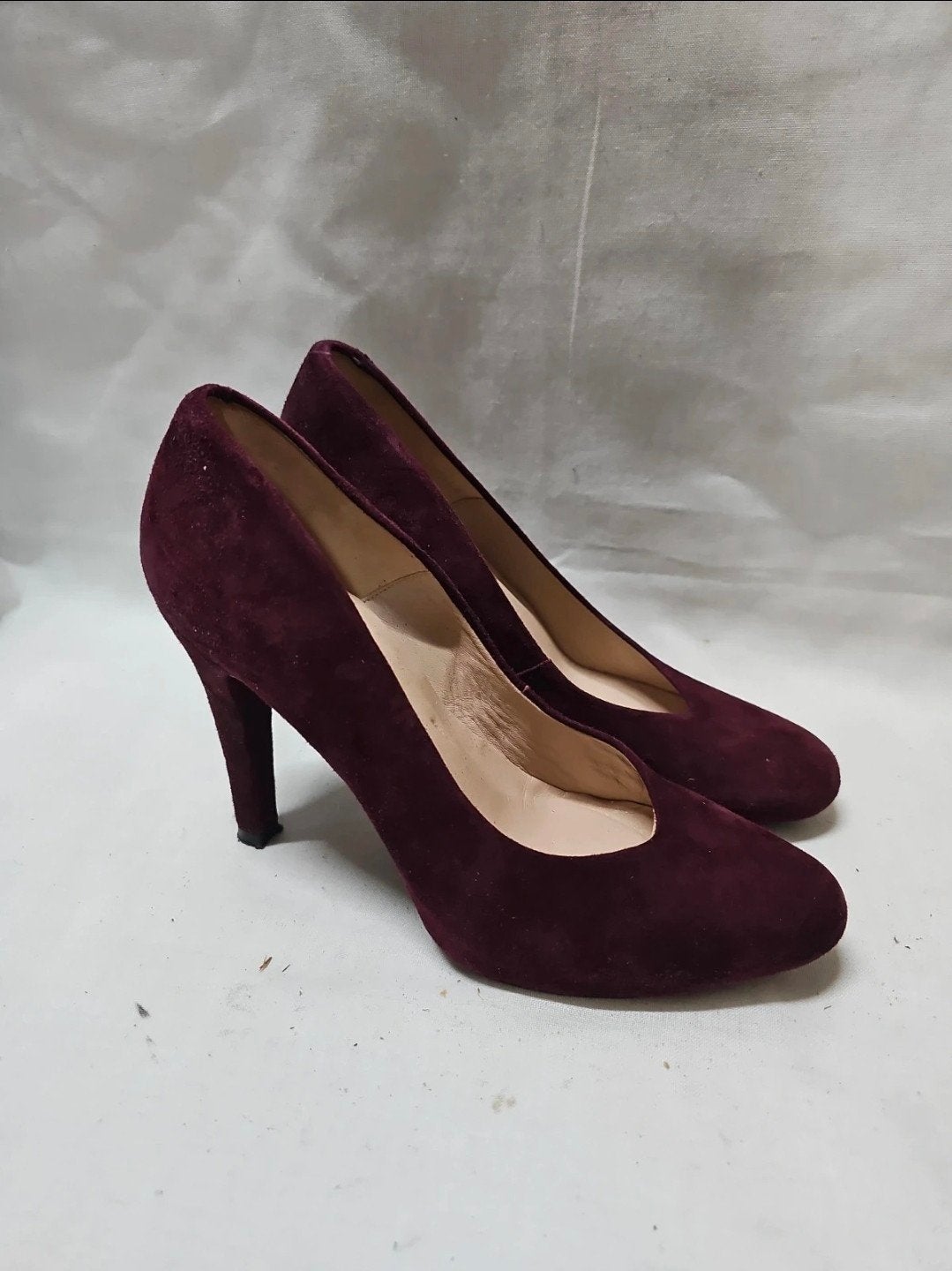 Unisa Bordeaux Suède Pumps Maat 39, Ophalen of Verzenden, Gedragen, Rood