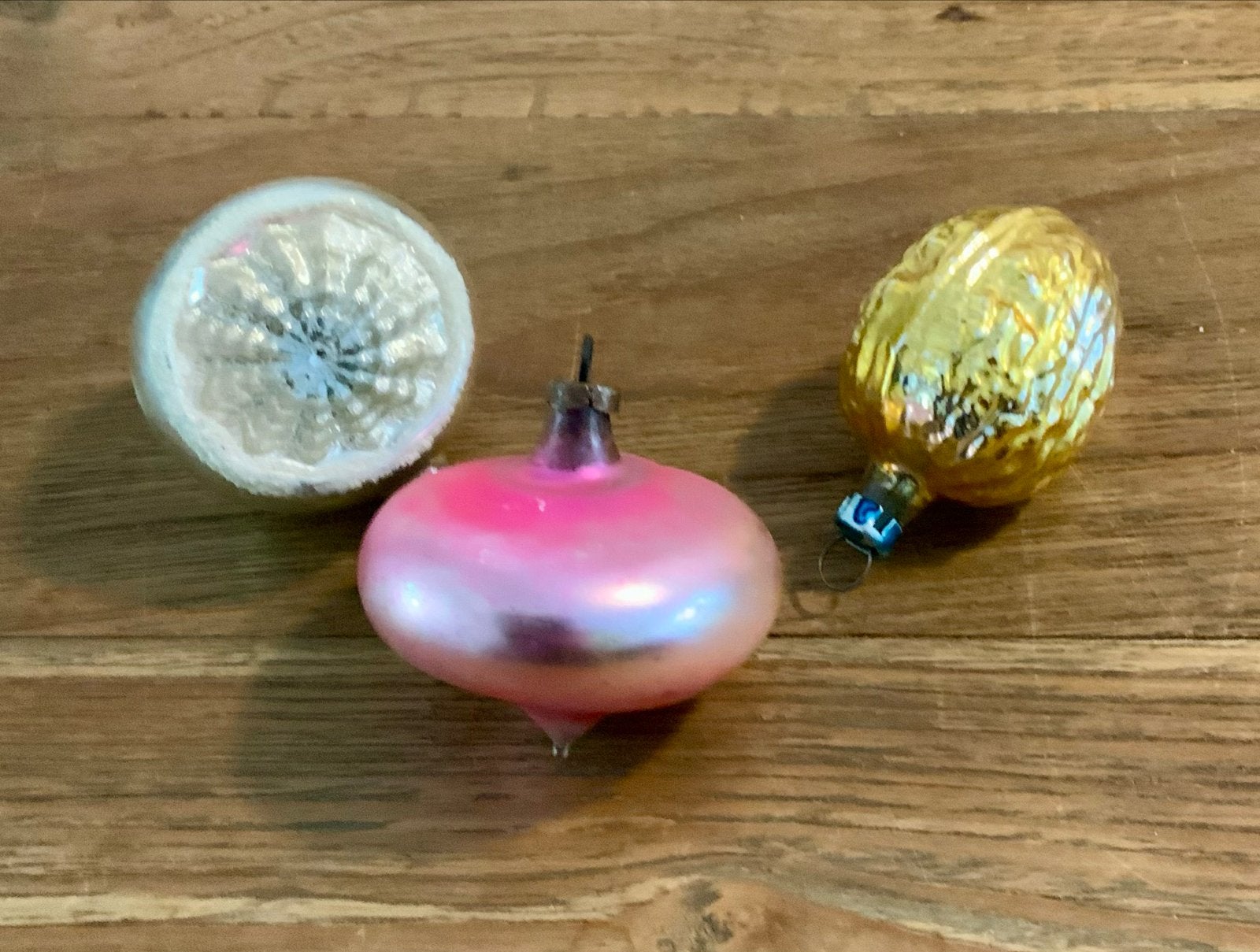 Antieke kerstballen oude kerstversiering, Ophalen of Verzenden