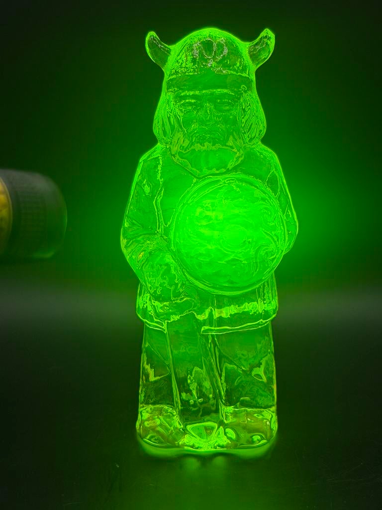 Uranium glass Viking, Ophalen of Verzenden