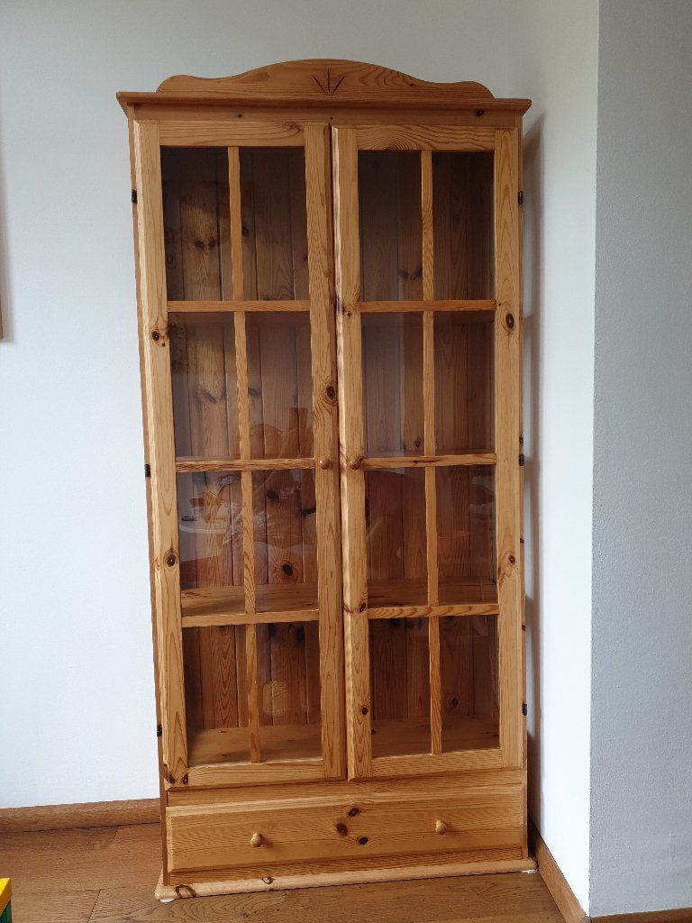 vitrinekast, Ophalen, Gebruikt, Met deur(en), 150 tot 200 cm