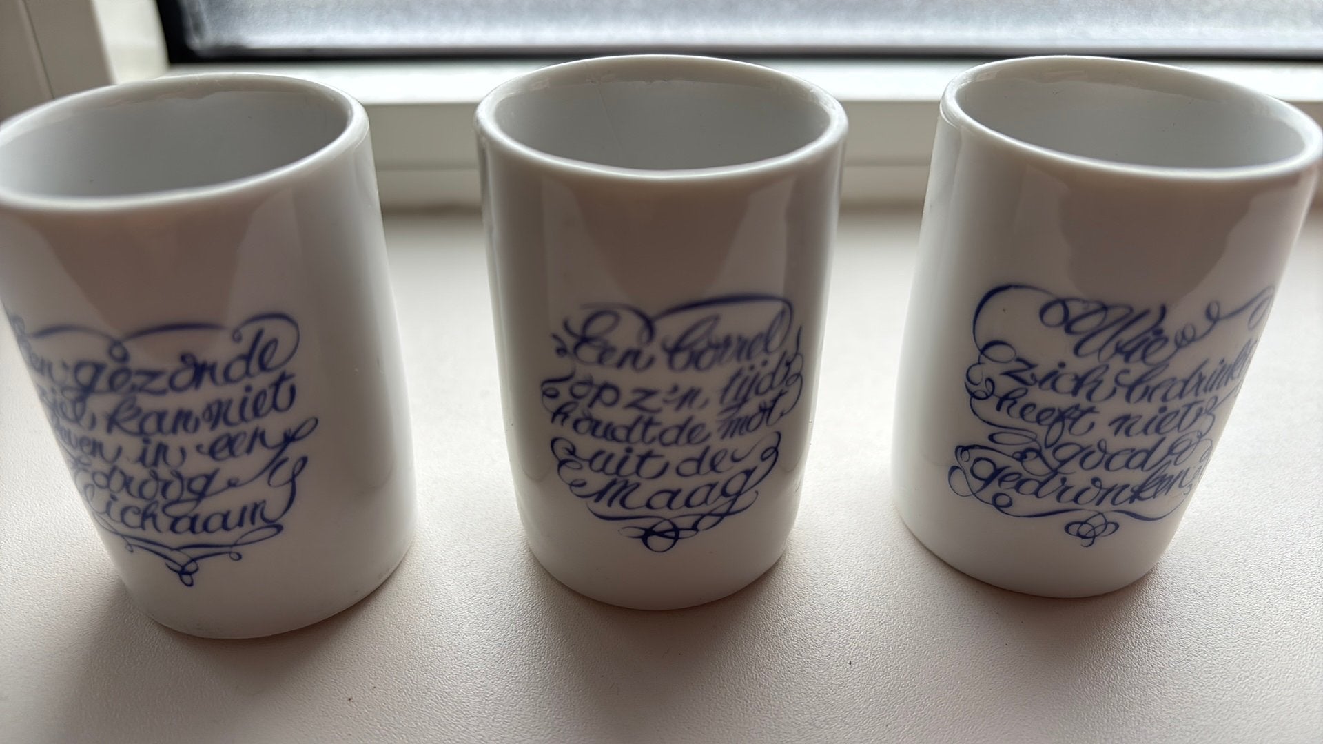 Aardewerk borrel pulletjes, Ophalen of Verzenden, Zo goed als nieuw, Overige typen
