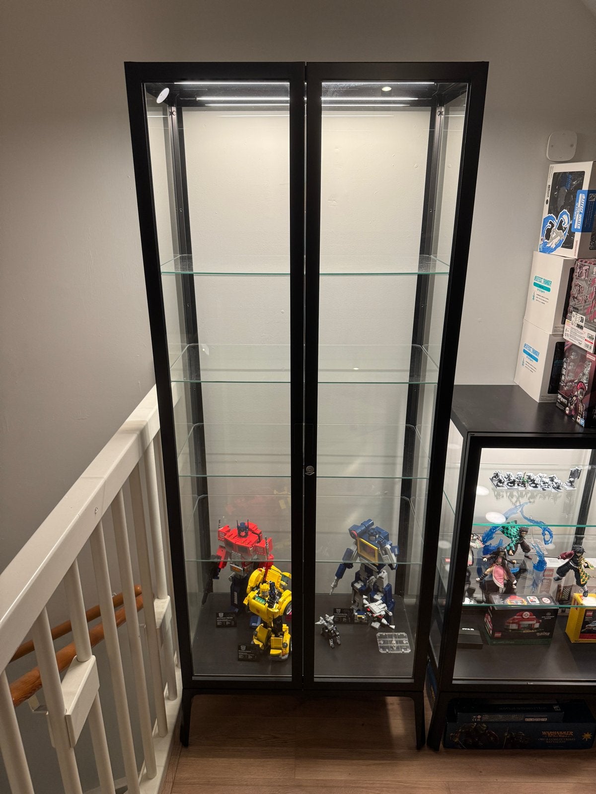 Ikea Milsbo - 73 x 175 cm Antraciet - Incl extra glasplaat!, Ophalen, Met plank(en), 50 tot 100 cm, Zo goed als nieuw