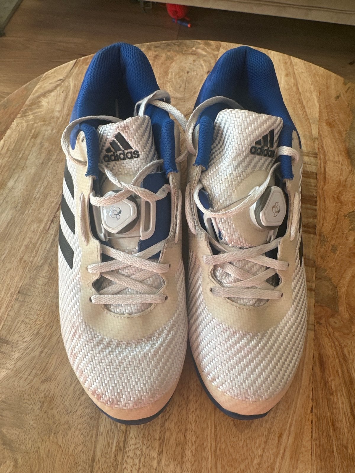 Adidas Liftschoenen Maat 42 - Krachtsport Schoenen, Ophalen of Verzenden, Gedragen, Wit, Sportschoenen