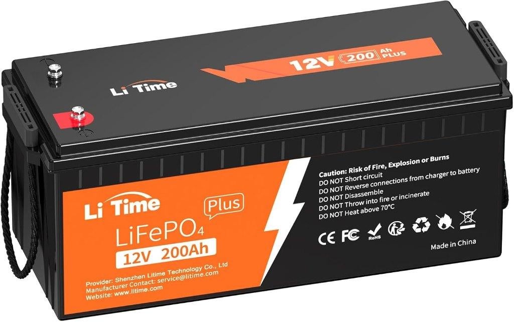 Nieuw LiTime LifePo4 Thuisbatterij/ accu 200ah PLUS Lithium, Ophalen, Nieuw
