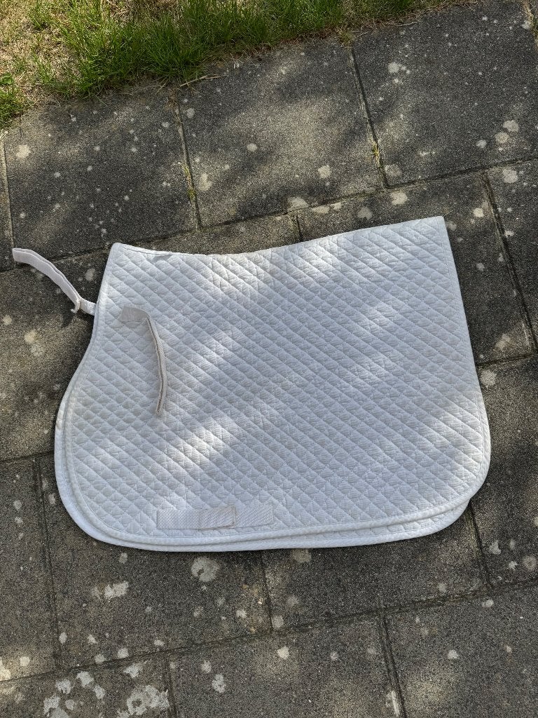 Wit paarden dekje, Wit, Cob (M), Ophalen of Verzenden, Zo goed als nieuw