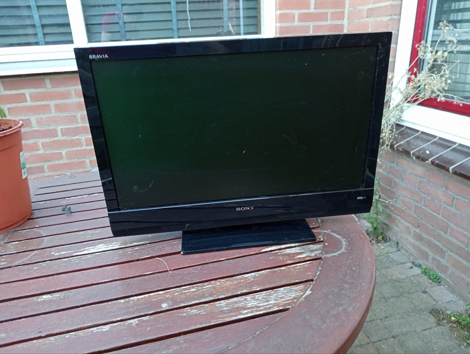sony bravia 21 inch scherm grote dat is 55 cm, Audio, Tv en Foto, Televisies, Ophalen, LCD, Zo goed als nieuw, 100 Hz