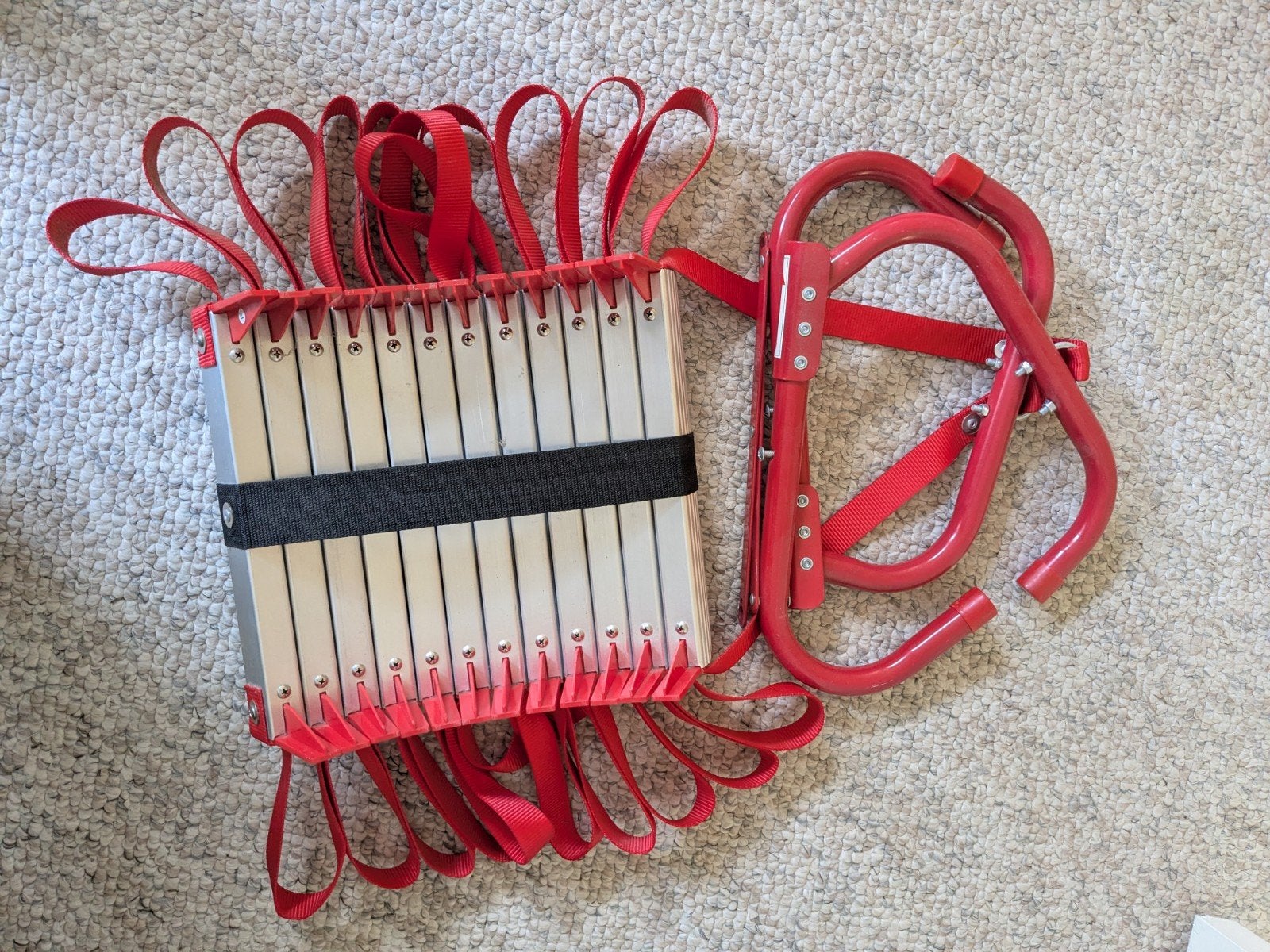 Brandvlucht trap 12 treden, 1 verdieping, max. 450kg, Doe-het-zelf en Verbouw, Ladders en Trappen, Ophalen, Nieuw, 2 tot 4 meter