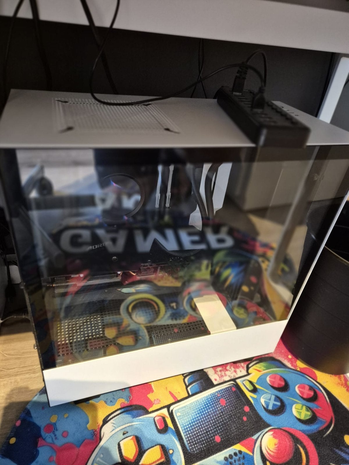 Game computer met toebehoren, Spelcomputers en Games, Spelcomputers | Overige, Zo goed als nieuw, Ophalen