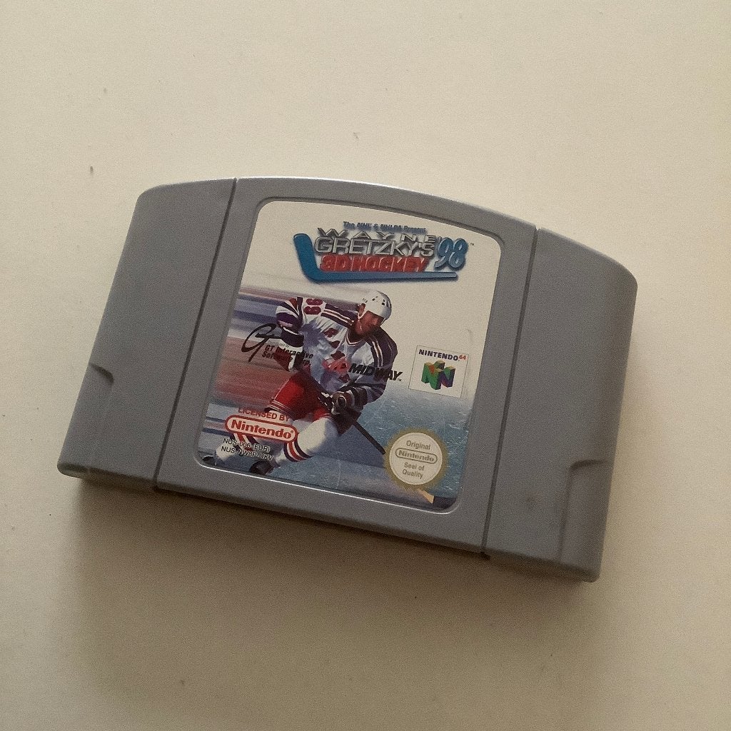 Wayne Gretzky's 3D Hockey 98 voor de Nintendo 64 (EU), Spelcomputers en Games, Games | Nintendo 64, 1 speler, Ophalen of Verzenden