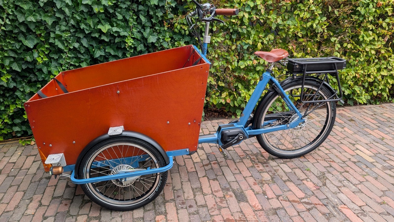 Bakfiets NL CargoTrike Retro electrisch (418 KM), Overige merken, 4 kinderen of meer, Elektrisch, Ophalen of Verzenden