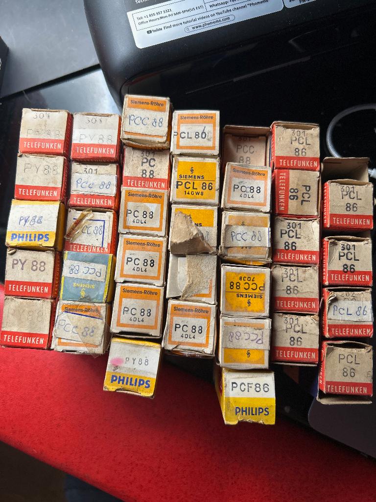 Oude radio-en elektronenbuizen gezocht  Philips/Telefunken, Ophalen of Verzenden