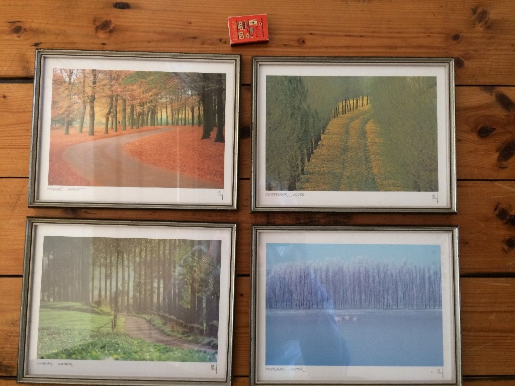 Hollandse boslandschappen 4 seizoenen hémels gefotografeerd, Minder dan 50 cm, Oorspronkelijke maker, Ophalen of Verzenden, Zo goed als nieuw