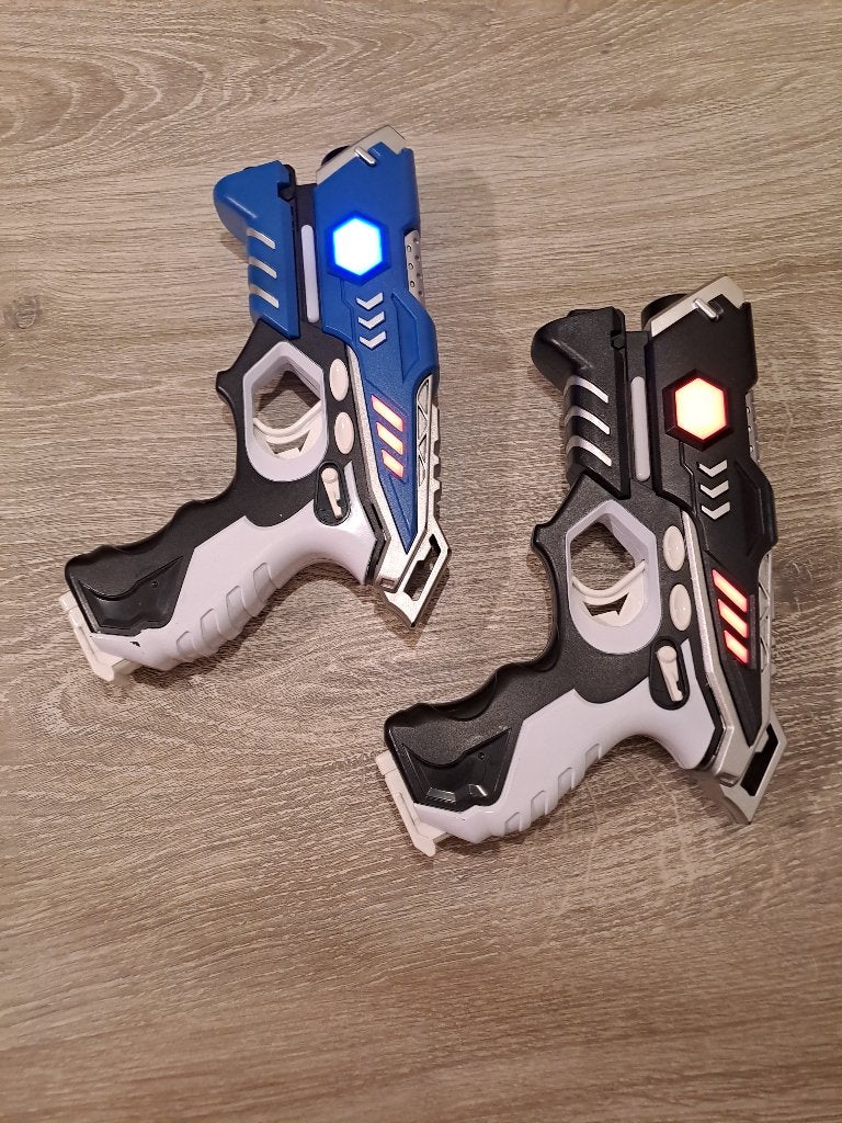 Lasergame guns, Ophalen, Zo goed als nieuw