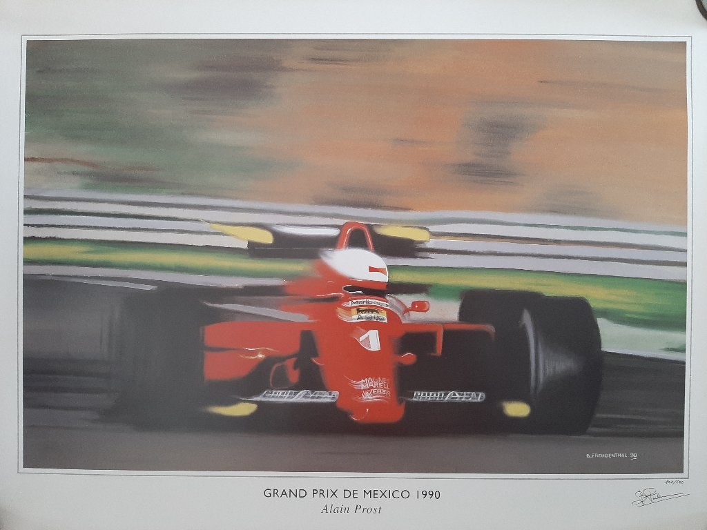 Alian Prost in Ferrari: Grand Prix De Mexico 1990, Ophalen of Verzenden, Nieuw, Formule 1